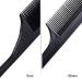 2-Piece Carbon Fiber Rat Tail Comb Set for Root Teasing & Volume Styling - Heat Resistant & Anti-Static - Ideal for Women & Men - Buy Online on GoSupps.com