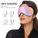 Sleep Mask - Light Blocking Abstract Rainbow Glitter Stars | Adjustable Soft Eye Cover for Travel & Naps | Men & Women - Buy Online on GoSupps.com