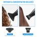 2300W Professional Hair Dryer with Diffuser - Confu Ionic Salon Hair Dryer Fast AC Motor 2 Speed & 3 Heat Settings Cool Shot - Black - Buy Online on GoSupps.com