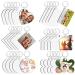 90Pcs Sublimation Keychain Blanks Bulk  MDF DIY Blank Keychain with Key Rings  Heat Transfer Keychain for Present Making  Double-Side Printed  6 Shapes Sublimation Ornament Blanks Type 1