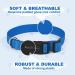 PCOTLLAR Reflective Dog Collar - Adjustable Neoprene Comfort for Small & Large Dogs Soft & Padded - Blue (XS 25-35cm) - Buy Online on GoSupps.com