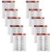 Lot de 10 Autocollants pour Sourcils en Relief Imperm ables Noirs Autocollants de Maquillage Cr atifs pour Sourcils Naturels et R alistes Adapt s Soins F minins
