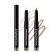 Lestpola Glitter eyeshadow stick 2 pieces silver bronze glitter eyeshadow stick with sharpener waterproof longlasting cream smooth shine Crayon eyeliner highly pigmented sparkling eye makeup 01