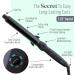 MINT 1 1/4 Inch Professional Curling Wand for Long Hair | Ionic Ceramic Barrel | Adjustable 230-430 F | Best Curling Iron for Thick Hair | Worldwide Dual Voltage - Buy Online on GoSupps.com
