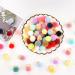 Qearl 48 Pcs Colored Ball Dog Ties Small Dog Bows - Pet Grooming Hair Accessories for Puppy & Cat - Buy Online on GoSupps.com