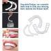 Flipped Warm 2 Pairs of False Teeth Veneers - Prosthetic Cosmetic Dentures for Men & Women | Premium Quality Artificial Teeth - Buy Online on GoSupps.com
