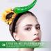 LIFKOME Novelty Hair Band Chili Design Hair Hoop Chili Pepper Hair Hoop Vegetable hairband for Adults Party Favors Green - Buy Online on GoSupps.com