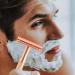 Metal Safety Double-Edged Razor for Men | Stainless Steel Shaving | Smooth Shave Minimal Irritation | Portable & Easy to Use | Suitable for All Skin Types | Silver & Rose Gold - Buy Online on GoSupps.com