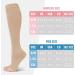 umorismo 2 Pair Flight Compression Socks Toeless Support Socks Open Toe Compression Stockings Calf Pressure Socks for Women Ladies Maternity Pregnancy Flying Travel Work Long Haul Flight L-XL - Buy Online on GoSupps.com