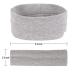 Mapofbeauty 3 Pack Yoga Headbands - Stretchy Cotton Hair Wraps for Sports Running & Gym (Black Dark Gray Gray) - Buy Online on GoSupps.com
