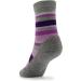 Stoic Unisex Kids' Merino Trekking Crew Socks - Ideal Striped Hiking Socks for Outdoor Adventures - Buy Online on GoSupps.com