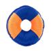 Minifeet dog toy flying disc orange -blue medium - ideal for all dogs whether large small adult or puppy - for all dog lovers and playful pets orange blue