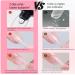 Clear Hard Gel for Natural Nails - Durable Clear Acrylic Gel Tips 30ml Sculpting Non-Stick Strong Adhesion for Women - Buy Online on GoSupps.com