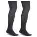 Athlemo 2 Pair Women Bamboo Daibetic Socks Over Knee Non-Binding Circulation Cushioned Socks 9-11 Black(2 Pairs)