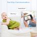 Firskids 5'' Video Baby Monitor with Camera and Audio - Remote Pan-Tilt-Zoom, Night Vision, Temperature Display, Lullaby, Two Way Audio - 960ft Range - Buy Online on GoSupps.com