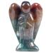 Lovionus89 Naturally Indian agate Guardian angel statue hand -carved stone healing crystal bag figures decoration 5cm 50mm Indian agate