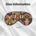 Gingerbread Man Candy Print Double-Sided Eye Mask Soft and Light Blocking for Enhancing Sleep Quality - Buy Online on GoSupps.com
