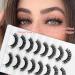 KOKAY Russian Strip False Eyelashes - 8 Pairs DD Curl Faux Mink 3D Fake Lashes (K13) - Buy Online on GoSupps.com