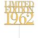 Personalised Birthday Cake Topper Limited Edition Any Year | Acrylic Cake Topper | Cake Toppers | Personalised Cake Decorations - Gold