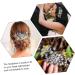 HAPINARY Crystal Inlaid Hair Comb Bridal Hair Decor Bride Hair Comb Bridal Headpieces for Wedding Crystal Hair Comb Wedding Hair Accessories Bride Wedding Headdress Bridal Hair Comb - Buy Online on GoSupps.com