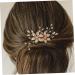 Beavorty flower hair comb bride hair comb clip wedding guest gold headband shiny metal headband bridal headdress sparking hair hoops crystal wedding headdress decorate Miss manual - Buy Online on GoSupps.com