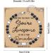 Stone Inspirational Bracelet Durable stone affirmation jewelry Elevate Spirit with Stone Inspirational Bracelet Empowering Gemstone Wristband Infused and Positive Energy Ideal for Daily Inspiratio - Buy Online on GoSupps.com
