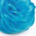 Thick Hair Donut Scrunchie Updo Hair Bun in Blue - Wavy Curly Messy Hairpiece Chignons Ponytail Extension - Buy Online on GoSupps.com