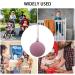Odavom Silicone Pacifier Holder & Storage Box - Portable Travel Organizer for Newborn Essentials - Empty Valley Orchid - Buy Online on GoSupps.com