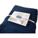 Cotton & Calm Navy Blue Extra Large Bath Towel 35 x 70 - Premium 100% Combed Cotton Oversized Luxury Bath Sheet, Pool & Beach Towel - Set of 1 - Buy Online on GoSupps.com
