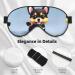 Buy Card Love Fancy Puppy Eye Mask - Soft & Adjustable Sleep Mask for Men & Women | International Shipping - Buy Online on GoSupps.com