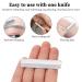 50 Pcs Stainless Steel Straight Razor Blades - Single Edge Safety Razor Blades for Men & Women Facial Hair Removal & Eyebrow Trimming Tools - Buy Online on GoSupps.com