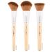 Luvia Cosmetics Bamboo Leaf Makeup Brush Set | 8 Sustainable Bamboo Brushes & Linen Storage Bag | Vegan & Allergy-Friendly - Buy Online on GoSupps.com