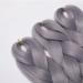 24" Hair Braid Braiding Hair Extension Synthetic Crochet One Piece 100g Heat-Resistant - Grey - Buy Online on GoSupps.com