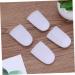Lurrose Silicone Toe Bandage Tube Pad Cover Sleeve Protector Set - Big Toe Sleeve, Finger Protector, Corn White Size 2 - 2 Pairs - Buy Online on GoSupps.com