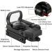 Beileshi Reflex Sight with Red & Green Dot Optics and Integrated Red Laser - 4 Reticle Options - Buy Online on GoSupps.com