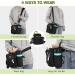 Buy Pecute Waterproof Dog Training Treat Bag - XL Black & Green Large Storage Robust Design with Faecal Dispenser | Ideal for International Shipping - Buy Online on GoSupps.com