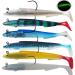 Njord Kalastus rubber fish with jig head selectable 15cm 30g 13cm 20g or 12cm 15g |Zander rubber bait pikeperch |Rubbing pikeperch bait rubber fish set |Rubber bait set of predatory fish 12cm |15g 6 pieces