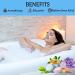 Oziva Nighttime Shower Steamers - Aromatherapy Shower Bombs for Stress Relief - Christmas Self Care Gifts - Stocking Stuffers for Women and Men - Buy Online on GoSupps.com