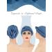 3-Piece Head Wrap Turban Set - Pre-Tied Twisted Braid Hair Cover, Headwrap Hats for Women & Girls in Black, Gray, and Light Blue - Classy Style - Buy Online on GoSupps.com