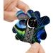 100pcs Pro Almond Stiletto Tips Nail Form with Peacock Pattern for C Curve Acrylic UV Gel Nails - False Nail Extension Art Tool - Buy Online on GoSupps.com