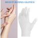 DSLQD Cotton Gloves 3 Pairs - White Moisturizing Eczema Gloves for Men and Women | Washable Hand Spa Gloves for Jewelry Inspection and Coin Handling | Size Medium - Buy Online on GoSupps.com