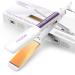 Professional Hair Straightener 1.65inch Wide-Plate Titanium Negative Ion Flat Iron 30s Rapid Heating LED Real-Time Temp Display Wide Voltage & 10 Adjustable Temperature Levels (260-450 ) White