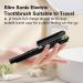 SARMOCARE Electric Toothbrush for Adults & Kids - 40000 VPM 2 Min Timer Waterproof Slim Travel Case & 6 Brush Heads - Rechargeable Sonic Toothbrush - Black - Buy Online on GoSupps.com