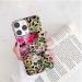 ARSTVEC iPhone 13 Pro Max Protective Cover | Glitter TPU Case for Women - Pink Flower & Leopard Patterns - Buy Online on GoSupps.com