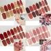 JERCLITY 24 Sheets Solid Color Nail Polish Strips - Press On Nail Stickers for Women | Nail Wraps Set with Nail File - Nail Art DIY - Buy Online on GoSupps.com