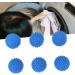 Eco Laundry Dryer Silicone Balls Silicone Laundry Dryer Reusable Balls Practical Reduce Drying Time Eliminate Wrinkles Reusable for Apartment (Blue 6 PCS) - Buy Online on GoSupps.com