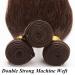 SEGO 24-Inch Brazilian Human Hair Bundles - 100% Unprocessed Virgin Straight Extensions | Dark Brown Weave (60cm 100g) - Buy Online on GoSupps.com