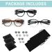 3 Pack Lighted Reading Glasses - LED Magnifying Readers with Blue Light Blocking for Men & Women - Perfect Nighttime Eyewear - Buy Online on GoSupps.com