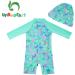 UPF 50+ Baby Zipper Swimwear | Green Octopus Toddler Swimsuit 3-6 Months - Buy Online on GoSupps.com