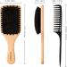 Pure Boar Bristle Hair Brush for Women Men Kids - Restore Shine & Texture, Smooth & Health Yellow - Buy Online on GoSupps.com